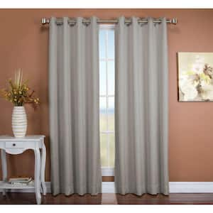 Stone Grommet Blackout Curtain - 50 in. W x 63 in. L