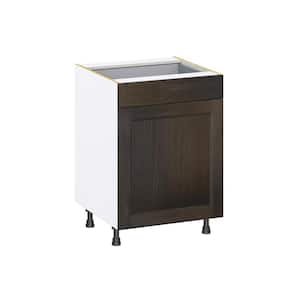 Lincoln Chestnut Solid Wood Assembled Base Kitchen Cabinet with a Drawer (24 in. W x 34.5 in. H x 24 in. D)