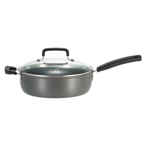 T-fal Signature Hard Anodized 10 in. covered skillet (4.2-qt.)