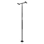 Stander Security Pole Adjustable Floor to Ceiling Grab Bar - Black 1150 ...