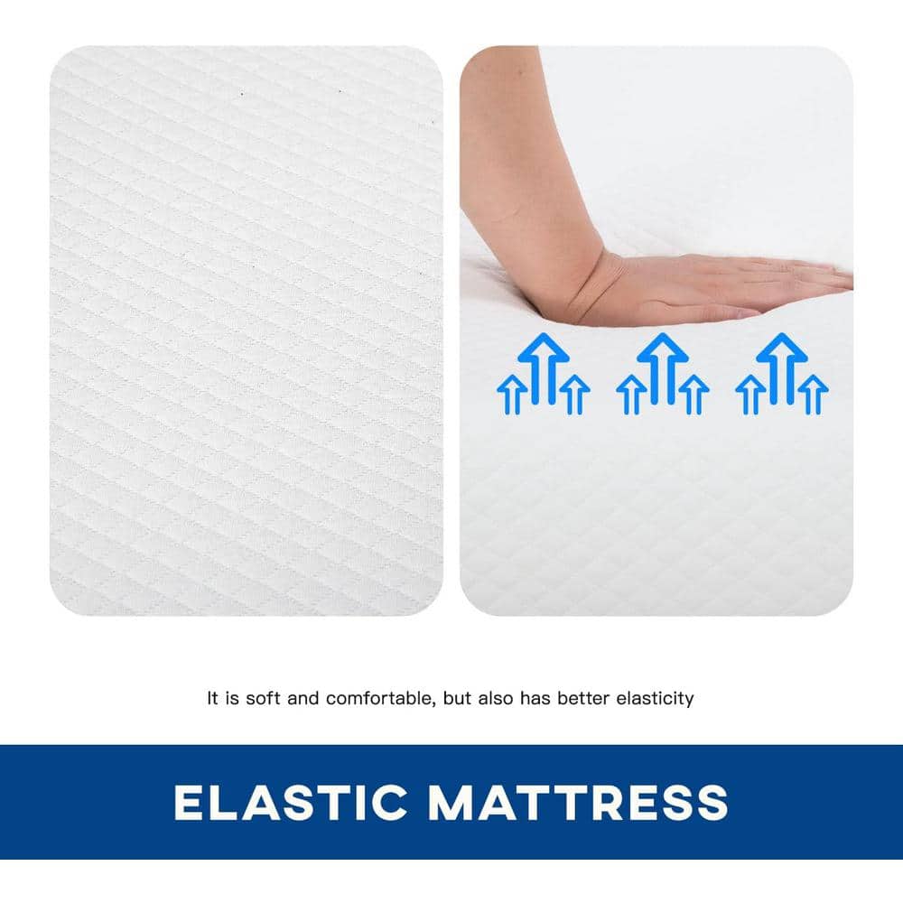 Twin Eurotop Gel Memory Foam Adjustable Bed Mattress