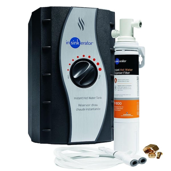 InSinkErator Instant Hot Water Dispenser 0.66 Gal. Tank with 6-Month Water Filtration System for InSinkErator Dispensers