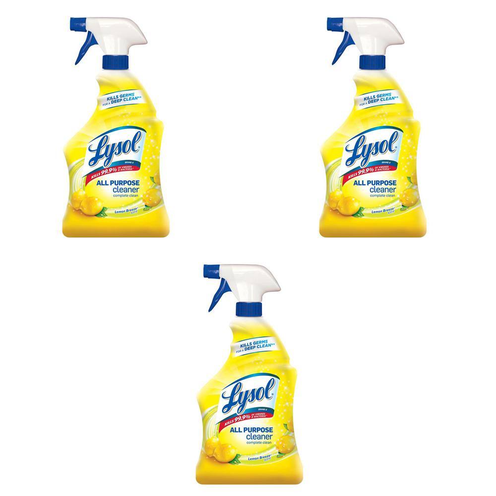 32 oz. Lemon Breeze All-Purpose Disinfecting Cleaner Spray (3-Pack) price history on PriceWatchPro