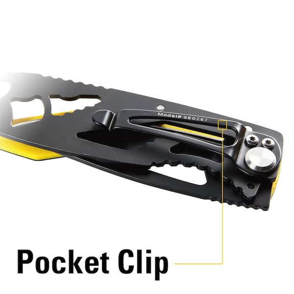 CAT 6.25 in. Folding Skeleton Knife with Bottle Opener 980267
