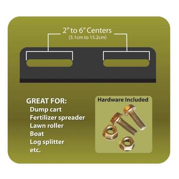 Good Vibrations Z-Hitch Zero-Turn Hitch Plate GV176