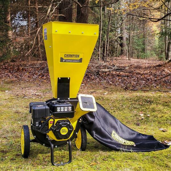 Reviews For Champion Power Equipment 3 In Dia 224 Cc 2 In 1 Upright Gas Powered Wood Chipper Shredder The Home Depot