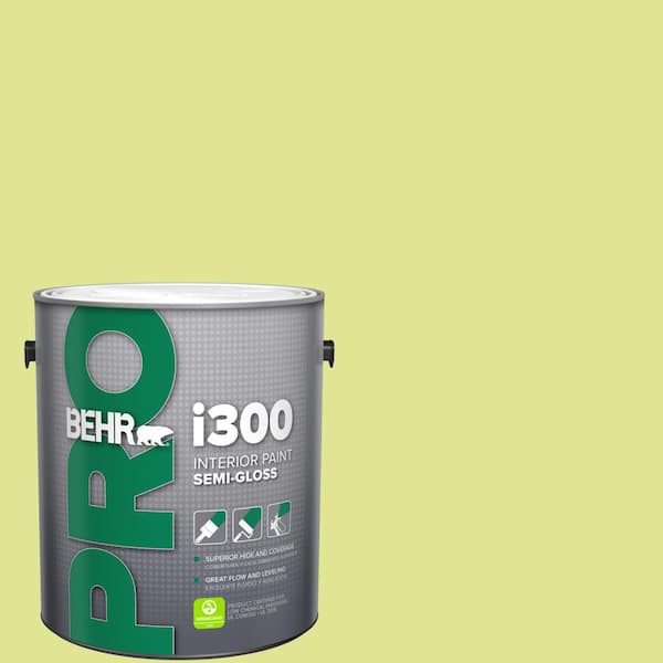BEHR PRO 1 gal. #410A-3 Honeydew Semi-Gloss Interior Paint