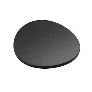 Vale Collection Knob 3 in. Diameter Matte Black Round Cabinet Knob