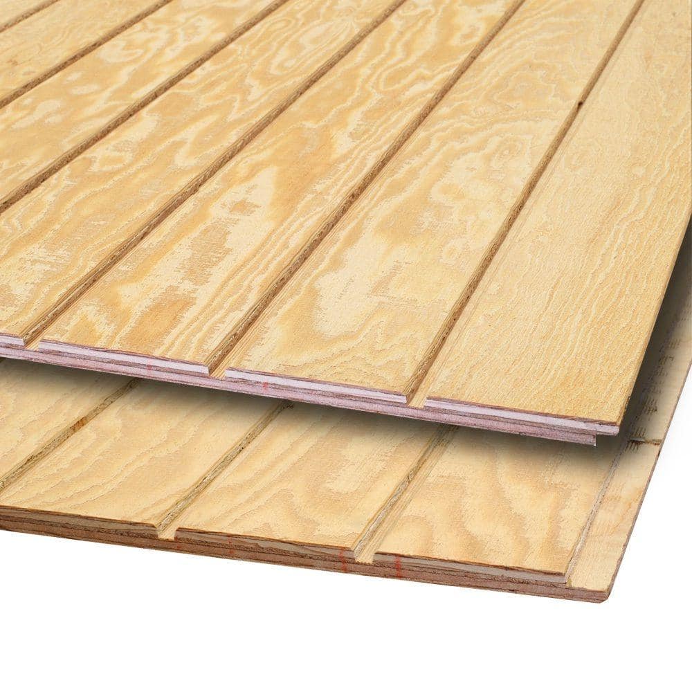 In X Ft X Ft Plywood Siding Panel The Home Depot
