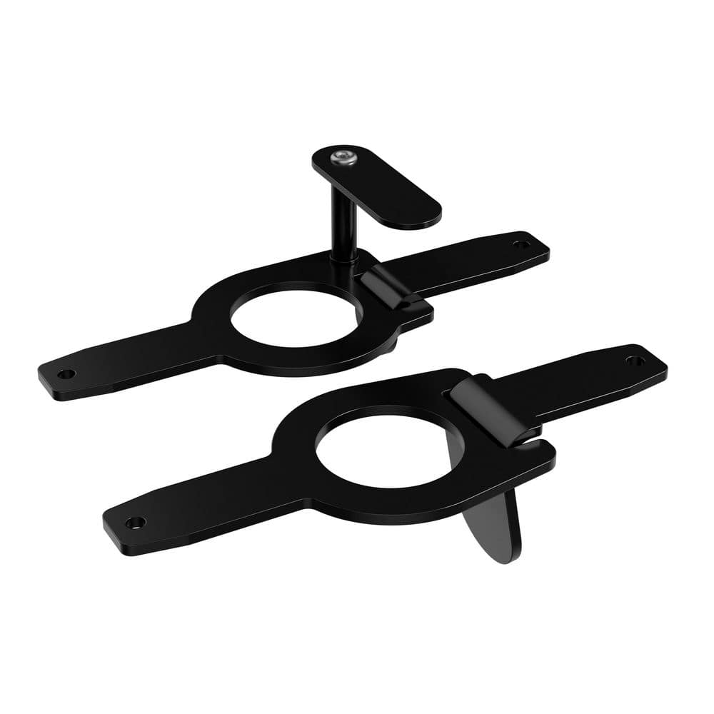 Zippity Outdoor Products Zurich Black Steel Hardware Gate Kit
