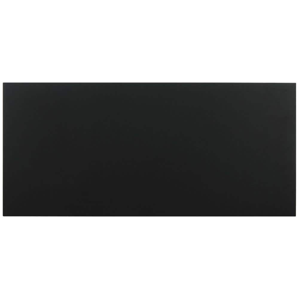 Dalit 47" Black Wood Transitional Writing Desk