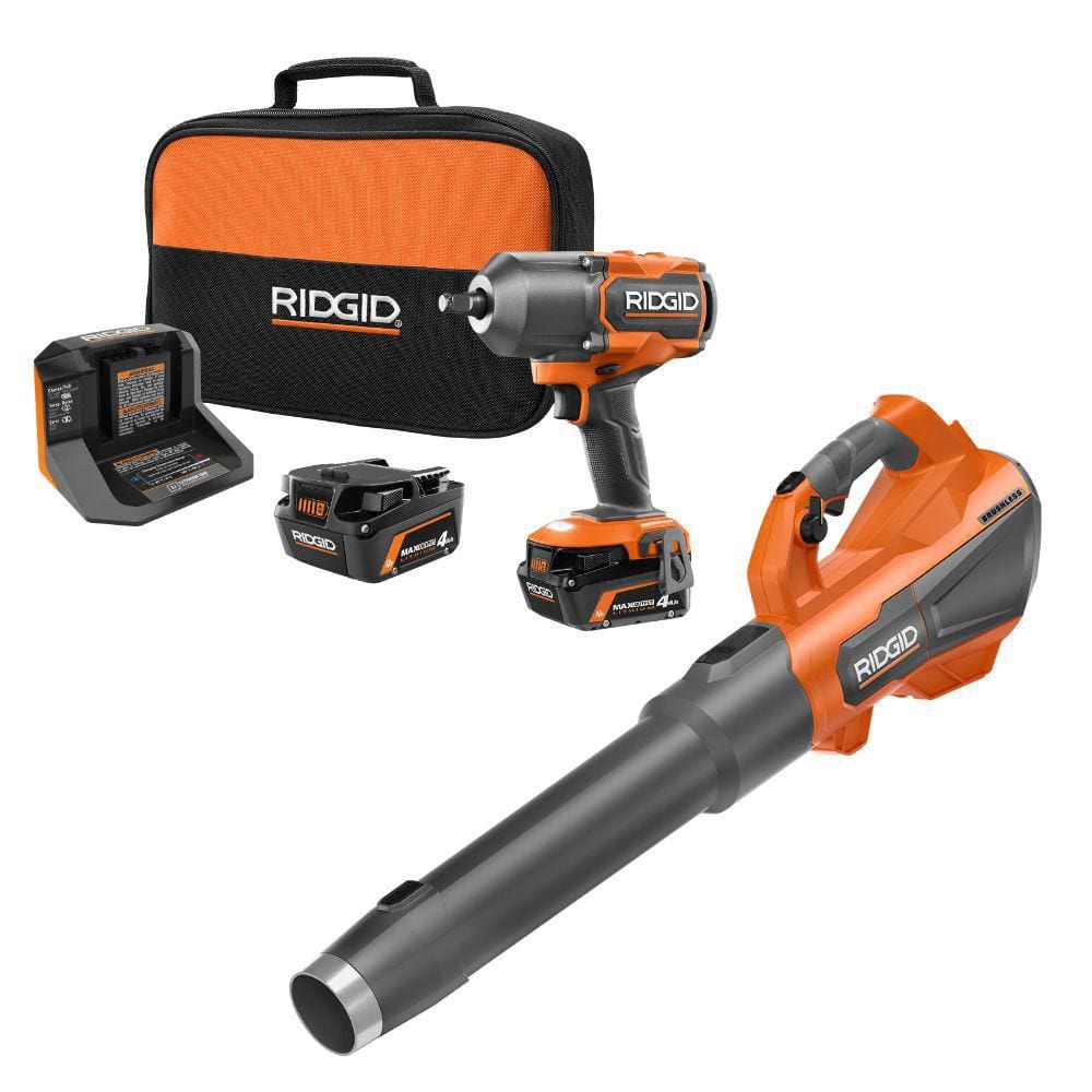18V Brushless Cordless 2-Tool Combo Kit with Impact Wrench, Blower, (2) 4.0 Ah Batteries, and Charger price history on PriceWatchPro
