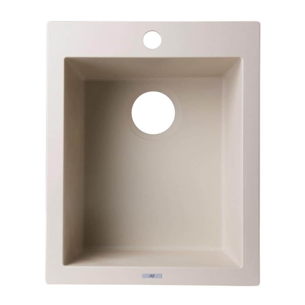 Biscuit Granite Composite Single Bowl Kitchen Sink