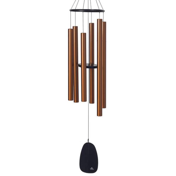 WOODSTOCK CHIMES Signature Collection Windsinger Wind Chimes of Apollo 68 in. Bronze Outdoor Patio Home Garden Decor WWAZ