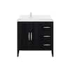 ART BATHE Vienna 36 in. W x 22 in. D Bath Vanity in Espresso Diamond ...