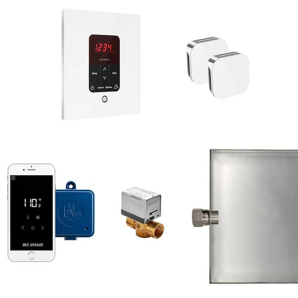 Mr. Steam Butler Max Package Square in White