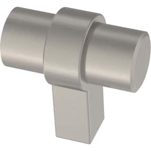 Simple Wrapped Bar 1-1/4 in. (32 mm) Stainless Steel Cabinet Knob (10-Pack)