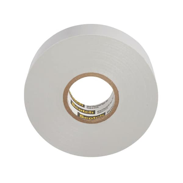 WOD Tape White Electrical Tape General Purpose 3/8 in. x 66 ft. High Temp