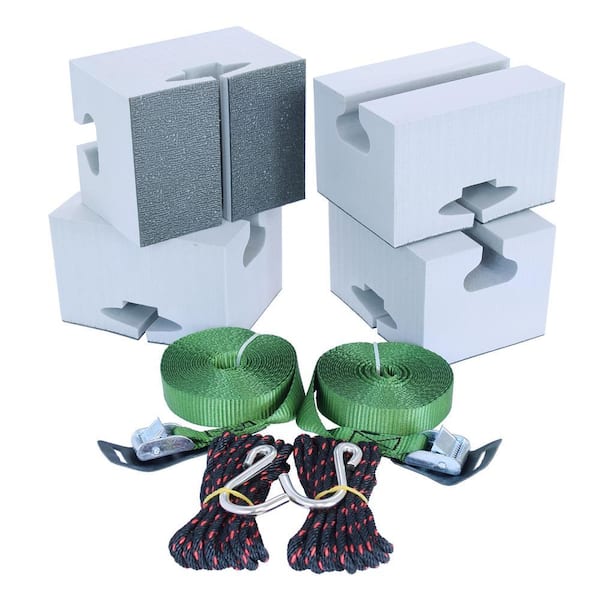 Standard Canoe Foam Block Kit 1- Boat 110 lbs. Capacity for Roof Rack