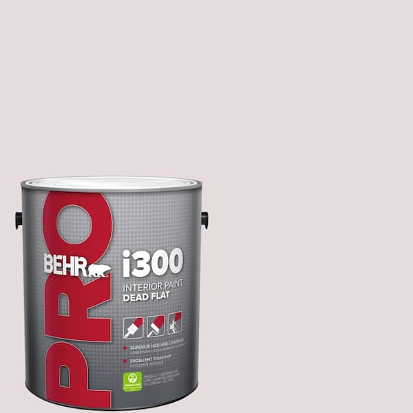 BEHR PRO 1 gal. #100E-1 Coquette Dead Flat Interior Paint
