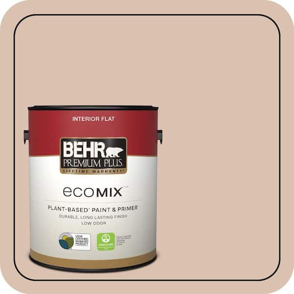 1 gal. #S220-2 Artisan Tea Flat EcoMix Plant-Based Interior Paint & Primer