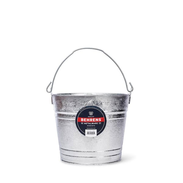 Behrens 2.75gal Cleaning Pail with Wood Handle Red