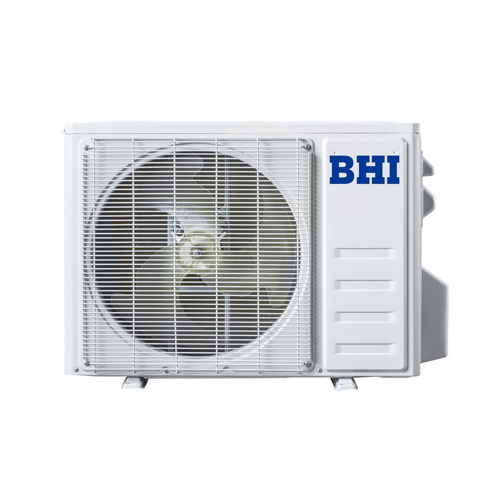 BHI 12000 BTU White Ductless Mini Split Air Conditioner with Heater and Remote