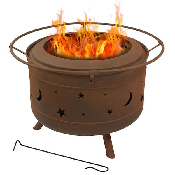 Sunnydaze 24 in. Cosmic Smokeless Fire Pit