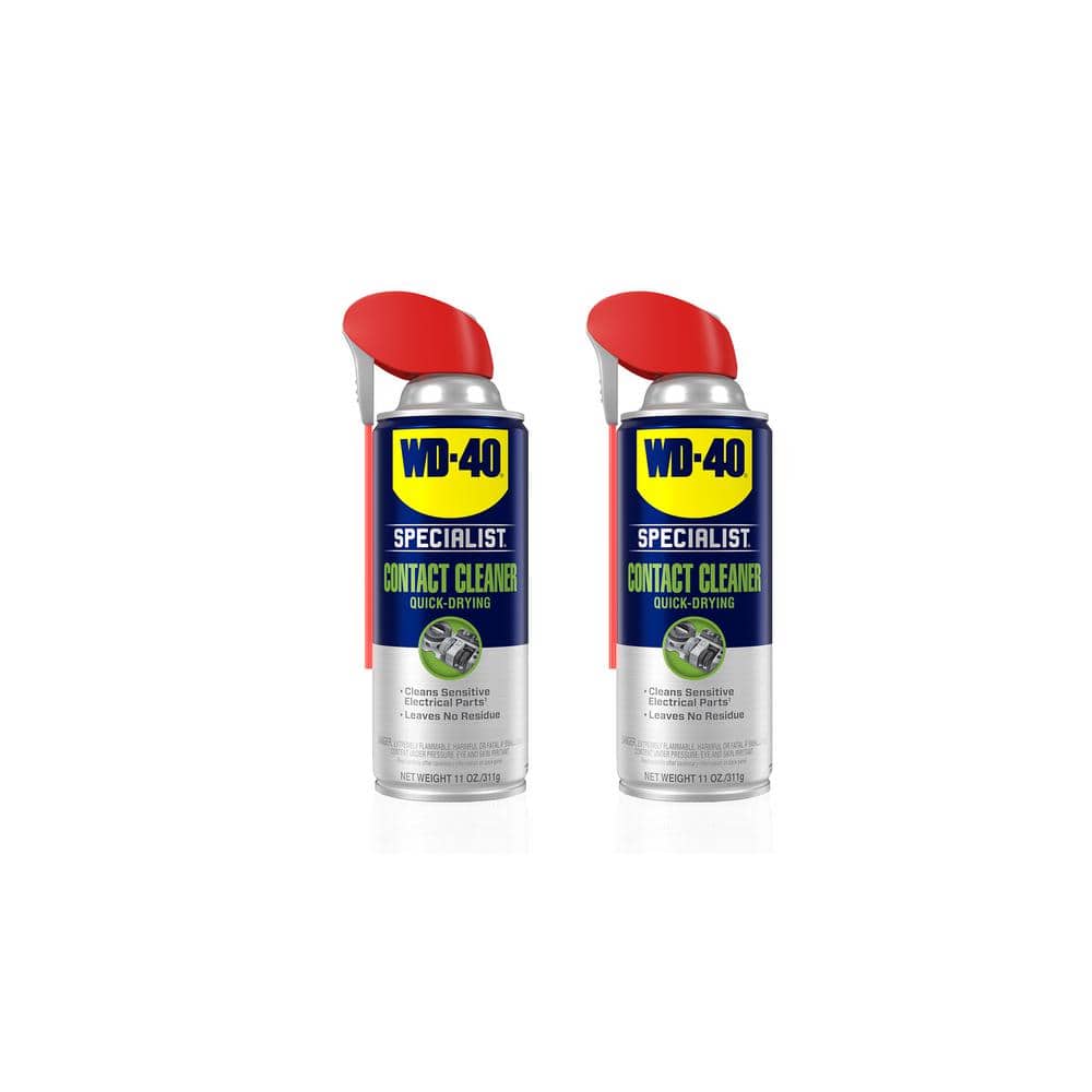 WD-40 Specialist Contact Cleaner Spray with Smart Straw, TWIN  PACK , 11 OZ, [12-Pack] : Everything Else