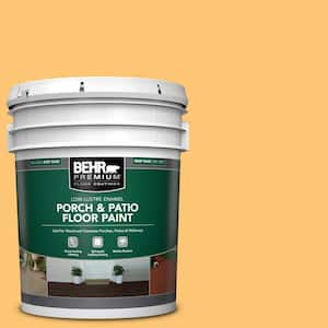 5 gal. #BIC-42 Liquid Gold Low-Lustre Enamel Interior/Exterior Porch and Patio Floor Paint