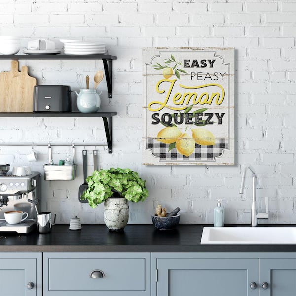 NEW Easy Peasy Lemon Squeezy Sign Vintage Bar Home Kitchen Wall Decoration 