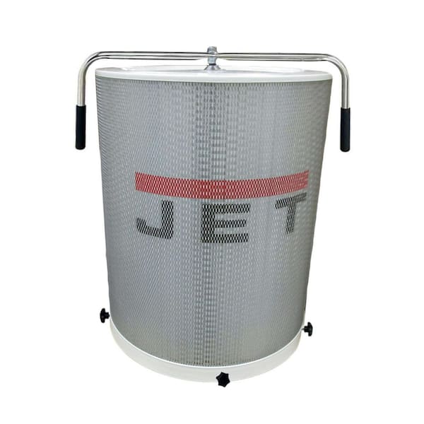 Canister Filter (20 in. dia), Handle, Snap Ring, Collector Bags (x5), Hardware