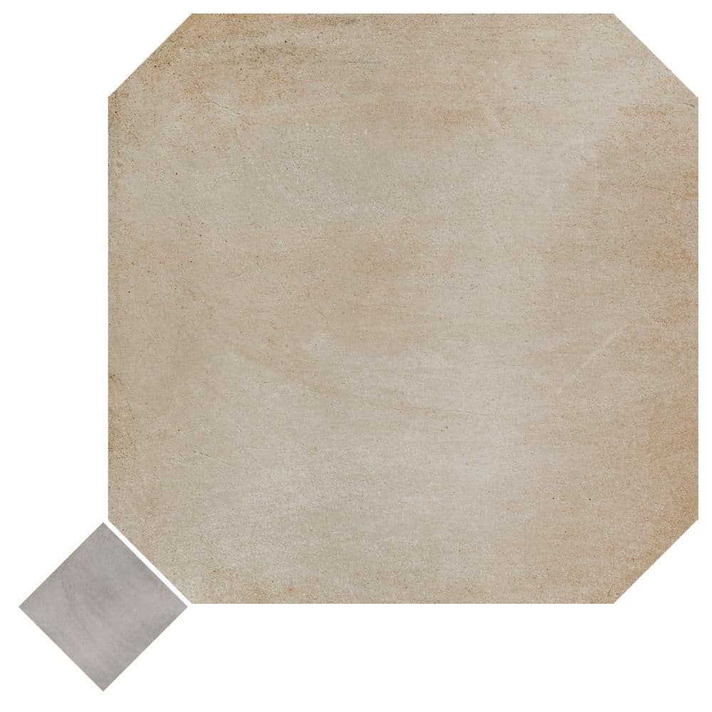 Laverton Octagon Arena with Taco Gris 4 in. x 8 in. Porcelain Floor and Wall Take Home Tile Sample price history on PriceWatchPro