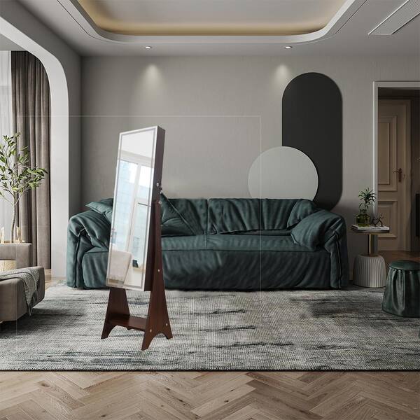 Reviews for Triangle Standing Automatic Led Light Mirror Jewelry Box