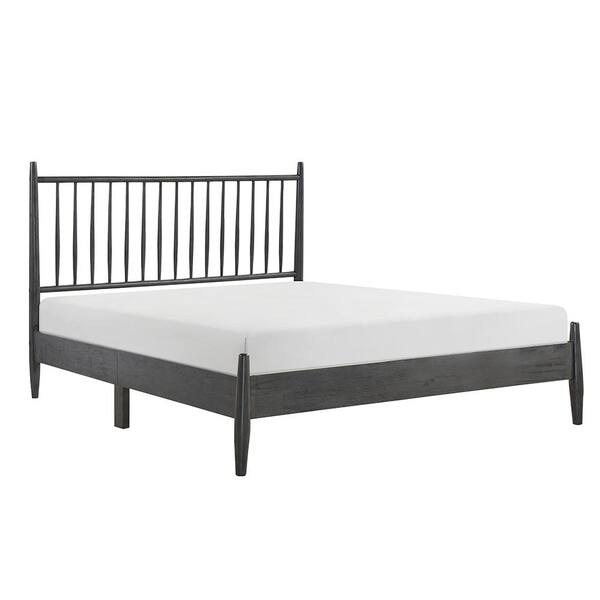 Homelegance Aveline Gray Wood Frame Queen Platform Bed 1490GY-1 - The ...