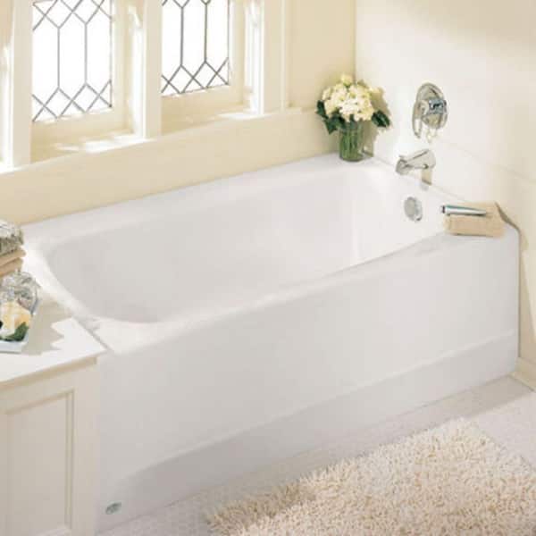 Cambridge 60 in. x 32 in. Soaking Bathtub with Right Hand Drain in White