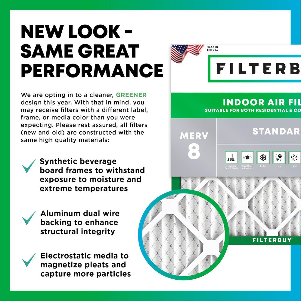 Filterbuy 20x20x5 Air Filters, HVAC AC Furnace For Honeywell - Foto 5