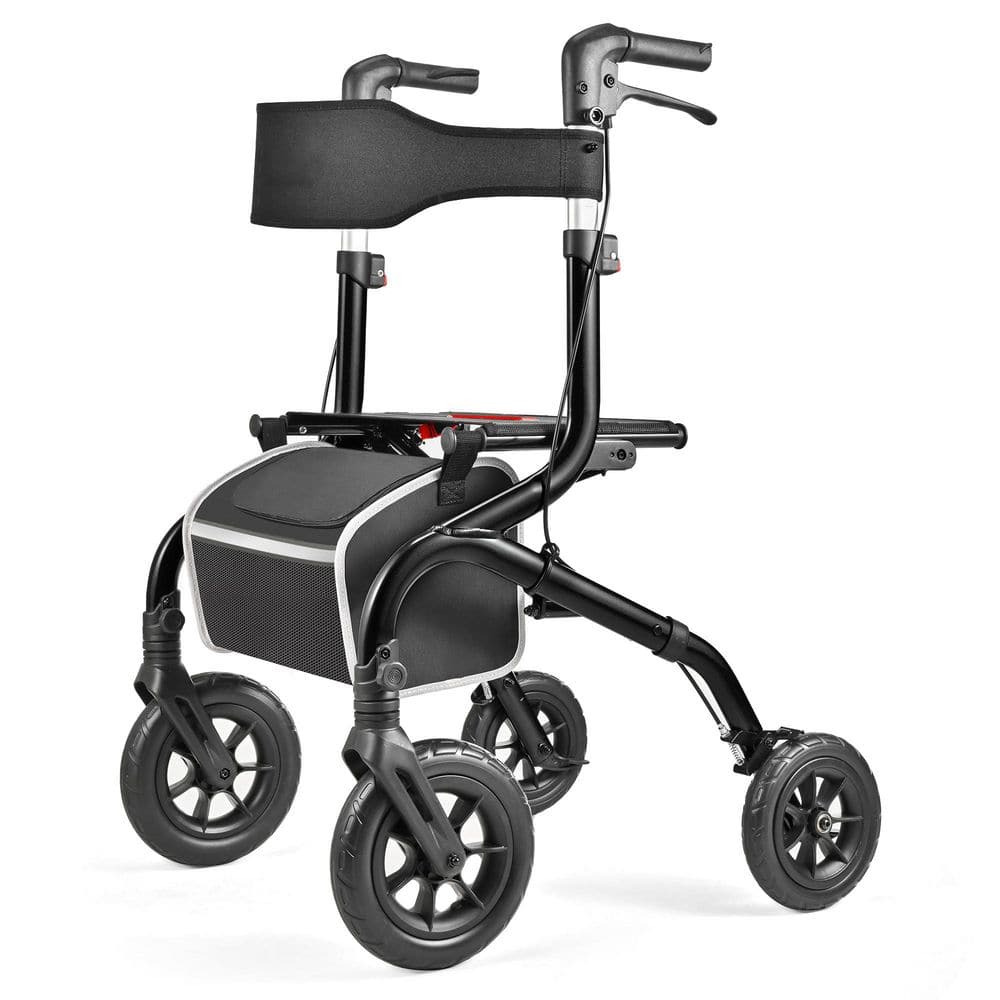 ベルジー　VELZY NOSERIDER 9.0新品　最安v24 Anqtovp All-Terrain Series Foldable Rollator Walker 300lb Capacity