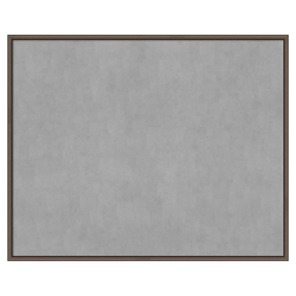 Cordelia Thin Bronze 41 in. x 33 in. Wood Framed Magnetic Metal Memo Board price history on PriceWatchPro