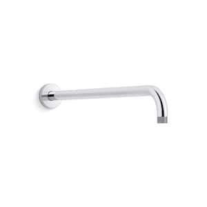 Statement 19 in. Wall-Mount Single-Function Rainhead Arm And Flange