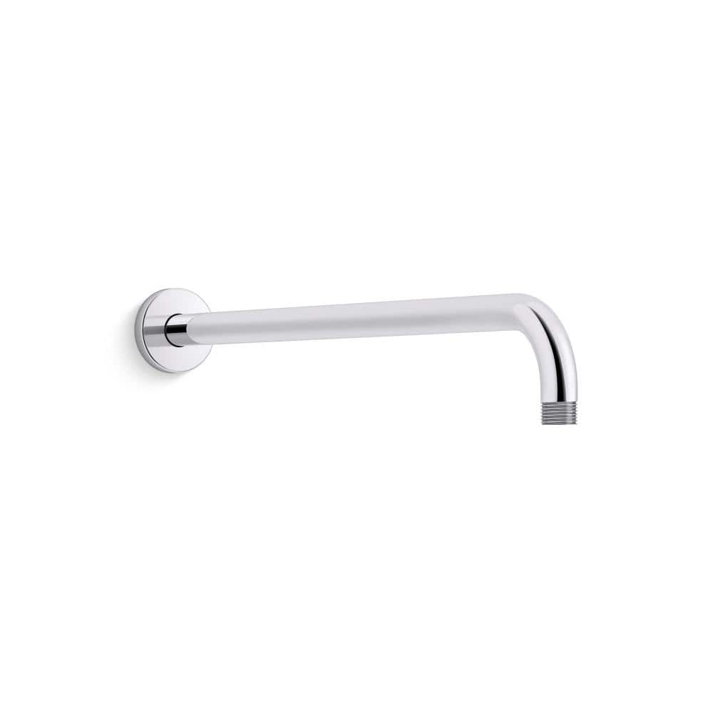 Statement 19 in. Wall-Mount Single-Function Rainhead Arm And Flange