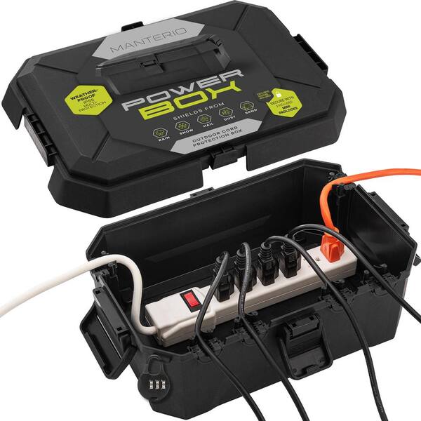 2 Pcs Large Outdoor Electrical Box Waterproof 11x7x4.3 Inch Extension Cord Outlet Cover