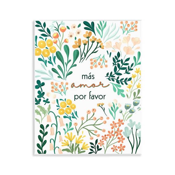 Stupell Industries More Love Please by Angel Nicole Unframed Wall Plaque Typography Graphic Art Print 14 in. x 11 in.