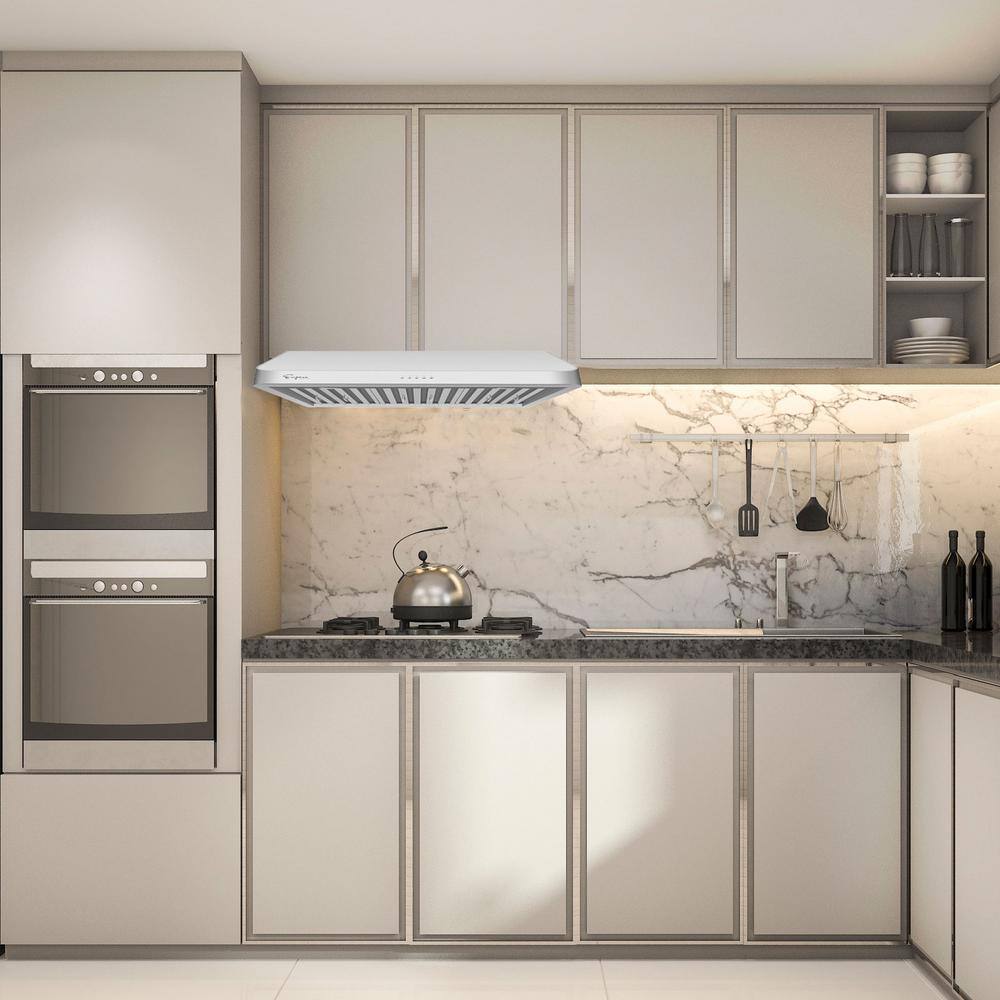 30" Stainless Steel Under Cabinet Range Hood with Push Button Control