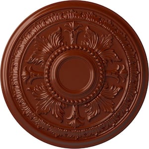 30-5/8 in. x 2-1/2 in. Tellson Urethane Ceiling Medallion (Fits Canopies up to 6-3/4 in.), Firebrick