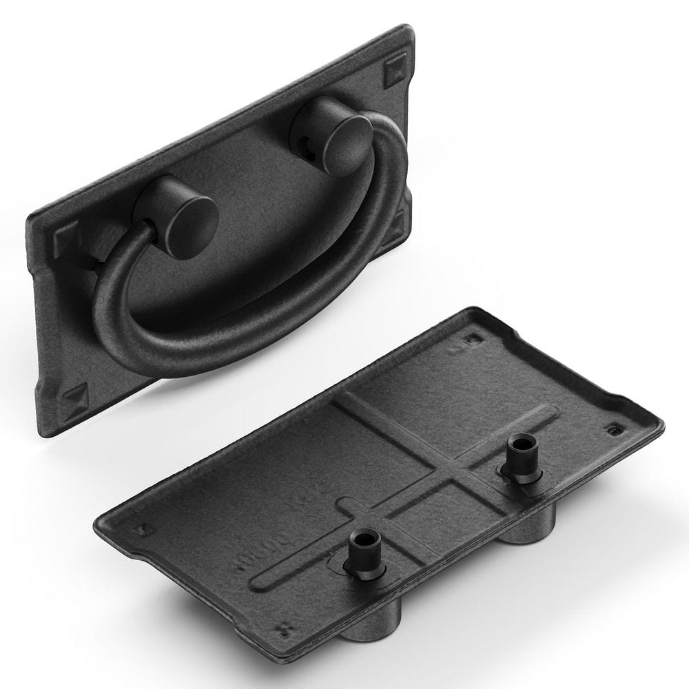 Old Mission Collection 1-1/2 in. (38 mm) in. Center to Center Black Mist Antique Bail Cabinet Pull (10 Pack) price history on PriceWatchPro