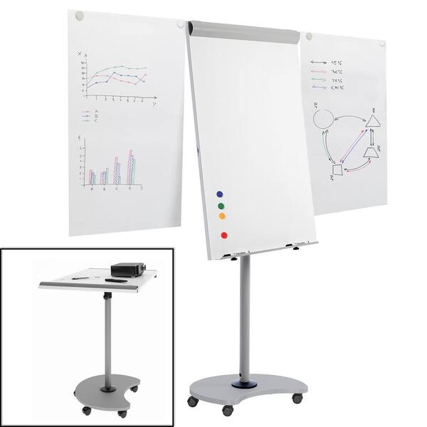 Unbranded Rocada Transformer Multi-Functional Flipchart with White Dry Erase board