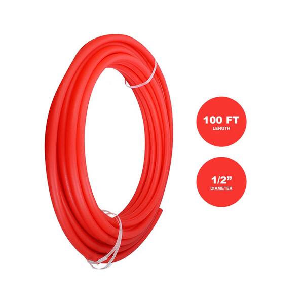 EFIELD PEX PIPE/TUBING （NSF CERTIFIED）BLUE&RED 1/2 inch 2 x100ft（ 200ft ）LENGTH FOR POTABLE WATER-FOR HOT/COLD WATER-PLUMBING APPLICATIONS 