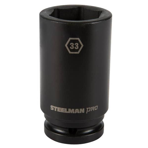 3/4 in. Drive 33 mm 6 Point Impact Socket