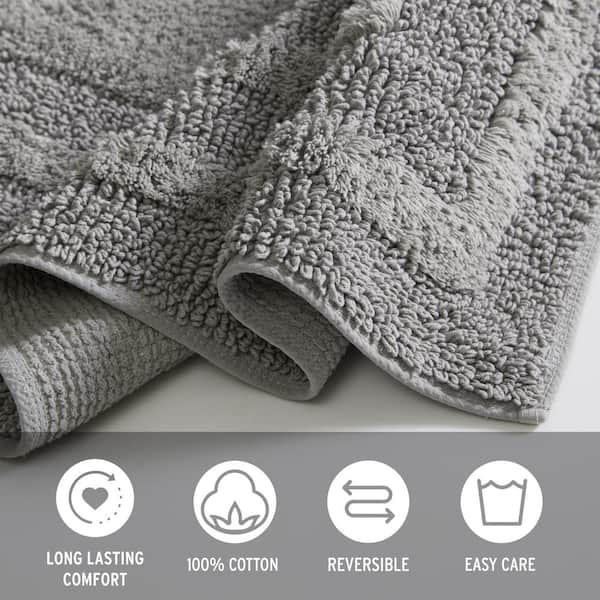 Eddie Bauer Logan 100% Cotton Bath Rug with Non-Slip Backing